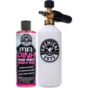 imageChemical Guys EQP368 TORQ Professional Snow Foam Cannon Car Wash Snow Foamer  HydroSuds Ceramic SiO2 Foaming Car Wash Soap 16 fl oz Safe for Cars Trucks ampamp More Works With Pressure WasherSnow Foamer  Mr Pink Foam Party Wash EQP367