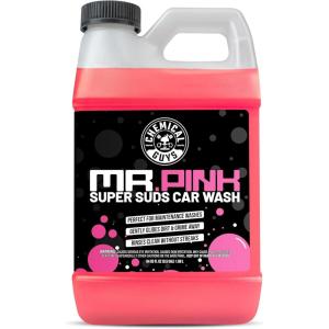 imageChemical Guys CWS40264 Mr Pink Foaming Car Wash Soap Works with Foam Cannons Foam Guns or Bucket Washes Safe for Cars Trucks Motorcycles RVs ampamp More 64 fl oz Candy Scent64 Fl Oz Pack of 1
