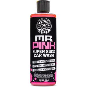 imageChemical Guys CWS40264 Mr Pink Foaming Car Wash Soap Works with Foam Cannons Foam Guns or Bucket Washes Safe for Cars Trucks Motorcycles RVs ampamp More 64 fl oz Candy Scent16 Fl Oz Pack of 1