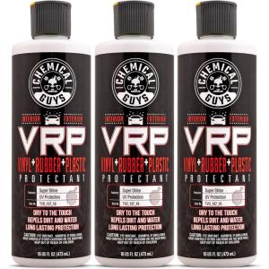 imageChemical Guys VRP New Car Scent  Vinyl Rubber and Plastic Protectant Super Shine Dressing for Tires Trim and More Safe for Cars Trucks SUVs ampamp More 32 Fl oz  TVD1213216 Ounce Pack of 3