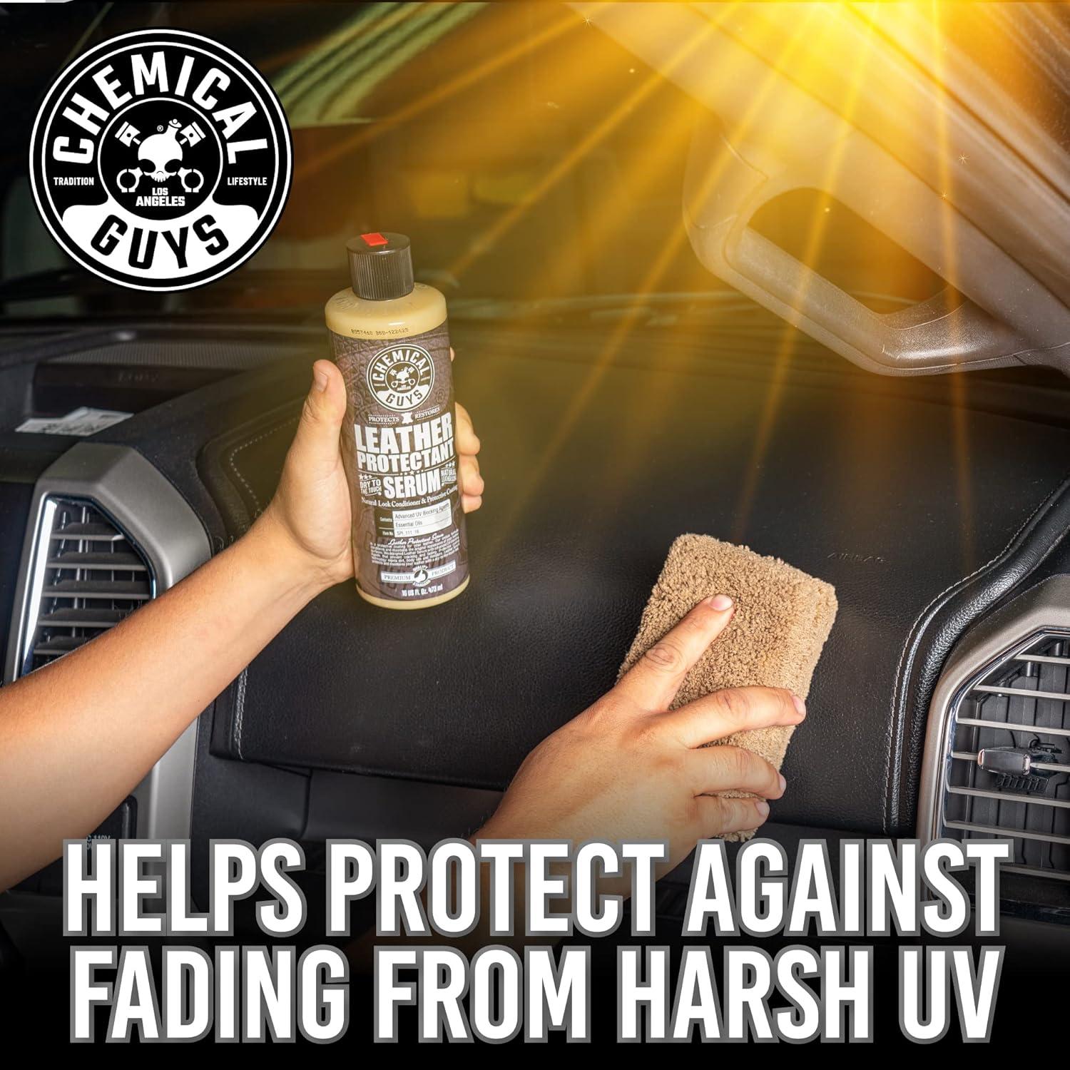 imageChemical Guys SPI40116 Vintage Series Leather Conditioner for Leather Car Interiors Seats Boots Bags and More Works on Natural Synthetic Pleather Faux Leather and More 16 fl oz16 oz