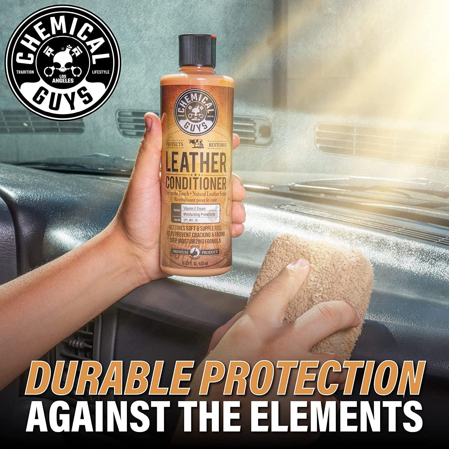 imageChemical Guys SPI40116 Vintage Series Leather Conditioner for Leather Car Interiors Seats Boots Bags and More Works on Natural Synthetic Pleather Faux Leather and More 16 fl oz16 Fl Oz Pack of 1