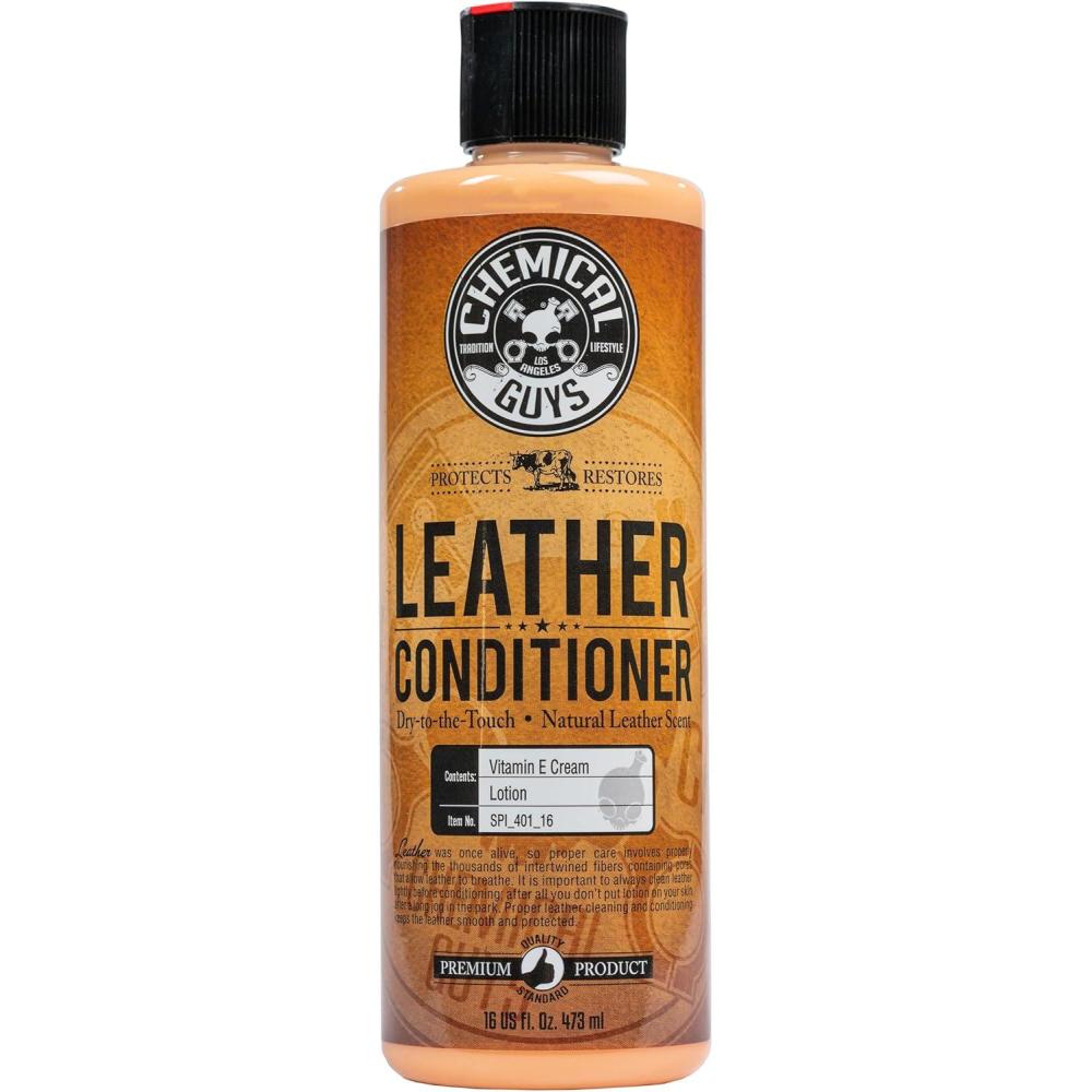 imageChemical Guys SPI40116 Vintage Series Leather Conditioner for Leather Car Interiors Seats Boots Bags and More Works on Natural Synthetic Pleather Faux Leather and More 16 fl oz16 Fl Oz Pack of 1