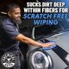 imageChemical Guys MIC110003 Professional Grade Premium Microfiber Towels Blue 16 Inch x 16 Inch Pack of 3  Safe for Car Wash Home Cleaning ampamp Pet Drying ClothsBlue