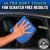 imageChemical Guys MIC110003 Professional Grade Premium Microfiber Towels Blue 16 Inch x 16 Inch Pack of 3  Safe for Car Wash Home Cleaning ampamp Pet Drying ClothsBlue