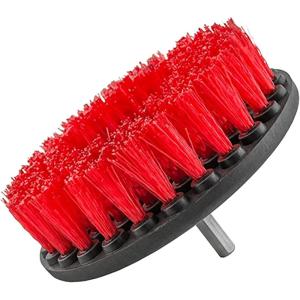 imageChemical Guys ACC507 Medium Duty Spinner MultiSurface Drill Brush Attachment Fits Any Standard Drill  Power Scrubber Removes Stains ampamp Cleans Floor Mats Upholstery ampamp Carpets YellowHeavy Duty Old