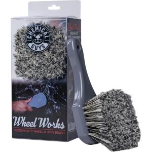 imageChemical Guys ACCG02 Nice ampamp Stiff Heavy Duty Carpet ampamp Interior Detailing Brush Safe for Cars Trucks SUVs RVs Motorcycles ampamp More YellowWheel  Body