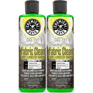 imageChemical Guys CWS2031602 Foaming Citrus Fabric Clean Carpet ampamp Upholstery Shampoo ampamp Odor Eliminator Car Carpets Seats ampamp Floor Mats Safe for Cars Home Office ampamp More  16 fl oz 2 Pack16 Fl Oz Pack of 2