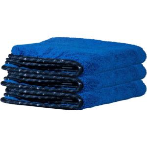 imageChemical Guys MIC110003 Professional Grade Premium Microfiber Towels Blue 16 Inch x 16 Inch Pack of 3  Safe for Car Wash Home Cleaning ampamp Pet Drying ClothsBlue