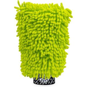 imageChemical Guys MIC493 Chenille Premium ScratchFree Microfiber Wash Mitt Lime Green 96quot x 23quot x 7quot