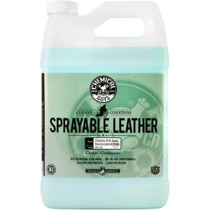 imageChemical Guys SPI10316 Sprayable Leather Cleaner and Conditioner in One for Car Interiors Apparel and More Works on Natural Synthetic Pleather Faux Leather and More Leather Scent 16 fl oz128 Fl Oz Pack of 1