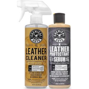imageChemical Guys SPI20816 Colorless and Odorless Leather Cleaner for Car Interiors Furniture Boots and More Works on Natural Synthetic Pleather Faux Leather and More 16 fl oz16 Fl Oz Pack of 2