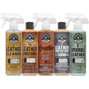 imageChemical Guys SPI40116 Vintage Series Leather Conditioner for Leather Car Interiors Seats Boots Bags and More Works on Natural Synthetic Pleather Faux Leather and More 16 fl oz16 oz