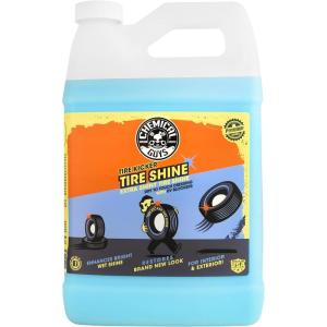 imageChemical Guys Tire Kicker Sprayable Extra Glossy Tire Shine Works on Rubber Vinyl ampamp Plastic Safe for Cars Trucks Motorcycles RVs ampamp More 16 fl oz128 fl Oz