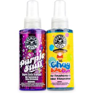 imageChemical Guys AIR22116 Chuy Bubble Gum Premium Air Freshener and Oder Eliminator Bubble Gum Scent Great for Cars Trucks SUVs RVs ampamp More 16 fl oz1 Count Pack of 1