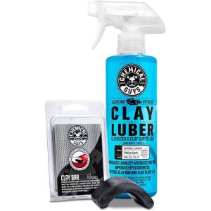 imageChemical Guys CLYKIT2 Medium Duty Clay Bar and Luber Synthetic Lubricant Kit16 oz 2 Items GrayHeavy Clay Bar Kit