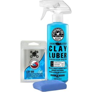 imageChemical Guys CLYKIT2 Medium Duty Clay Bar and Luber Synthetic Lubricant Kit16 oz 2 Items GrayLight Duty Clay Bar Kit