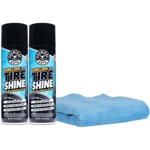 imageChemical Guys ShineLogic Tire Shine Safe for Cars Trucks Motorcycles RVs ampamp More Includes WonderWave Applicator Kit 20 fl oz 2 Pack15 oz KIT Pack of 2