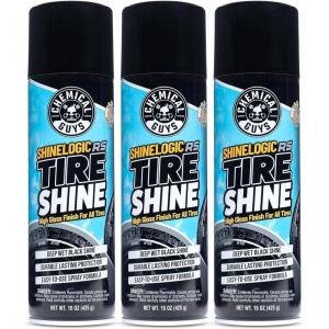 imageChemical Guys ShineLogic Tire Shine Safe for Cars Trucks Motorcycles RVs ampamp More Includes WonderWave Applicator Kit 20 fl oz 2 Pack15 oz Pack of 3