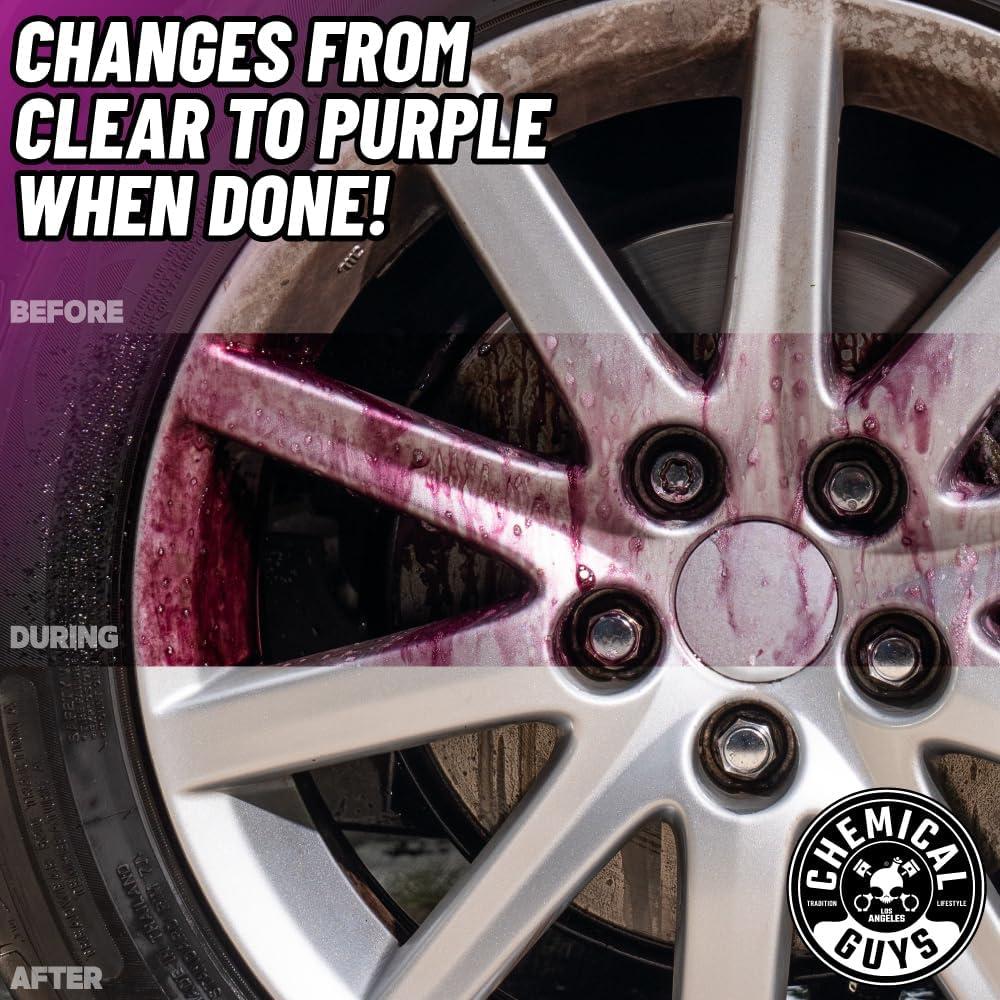 imageChemical Guys Two Face Wheel Cleaner Color Changing Wheel Cleaner Safe for Cars Trucks SUVs Motorcycles RVs ampamp More Extra Large Size 32 fl oz  CLD303321 Count Pack of 1
