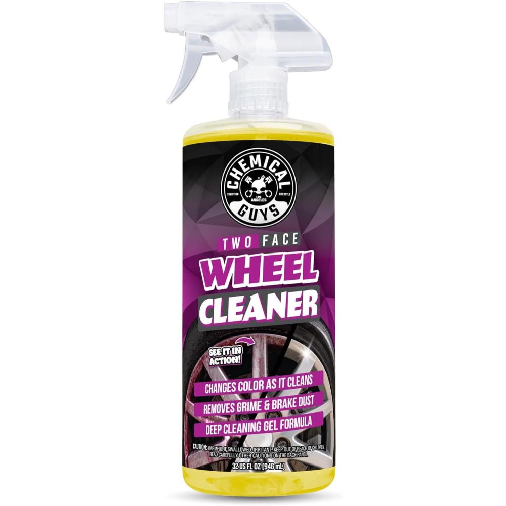 imageChemical Guys Two Face Wheel Cleaner Color Changing Wheel Cleaner Safe for Cars Trucks SUVs Motorcycles RVs ampamp More Extra Large Size 32 fl oz  CLD303321 Count Pack of 1