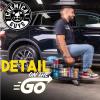 imageChemical Guys ACC618 Soft Stool Ultimate Rolling Detailing ampamp Utility Cart For Cars Trucks SUVs RVs Home Garden Garage ampamp More 15 12quot x 8 34quot x 18 12quot  BlackCart