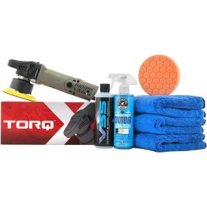imageChemical Guys BUF209X TORQX Random Orbital Polisher Complete Detailing Kit with Pads Pad Cleaner ampamp Conditioner Towels Safe for Cars Trucks SUVs ampamp More 700W Orbit 8mm  12 Items8 ITEM KIT