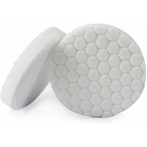 imageChemical Guys BUFX107HEX  SelfCentered Hex Logic Perfection MicroFine Finishing Pad for Sealants and Waxes Red 75 Inch Fits 6 Inch Backing PlateMedium Cutting