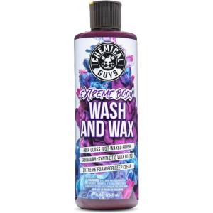 imageChemical Guys CWS20716 Extreme Bodywash ampamp Wax Foaming Car Wash Soap Works with Foam Cannons Foam Guns or Bucket Washes Safe for Cars Trucks Motorcycles RVs ampamp More 16 fl oz Grape Scent16 Fl Oz Pack of 1