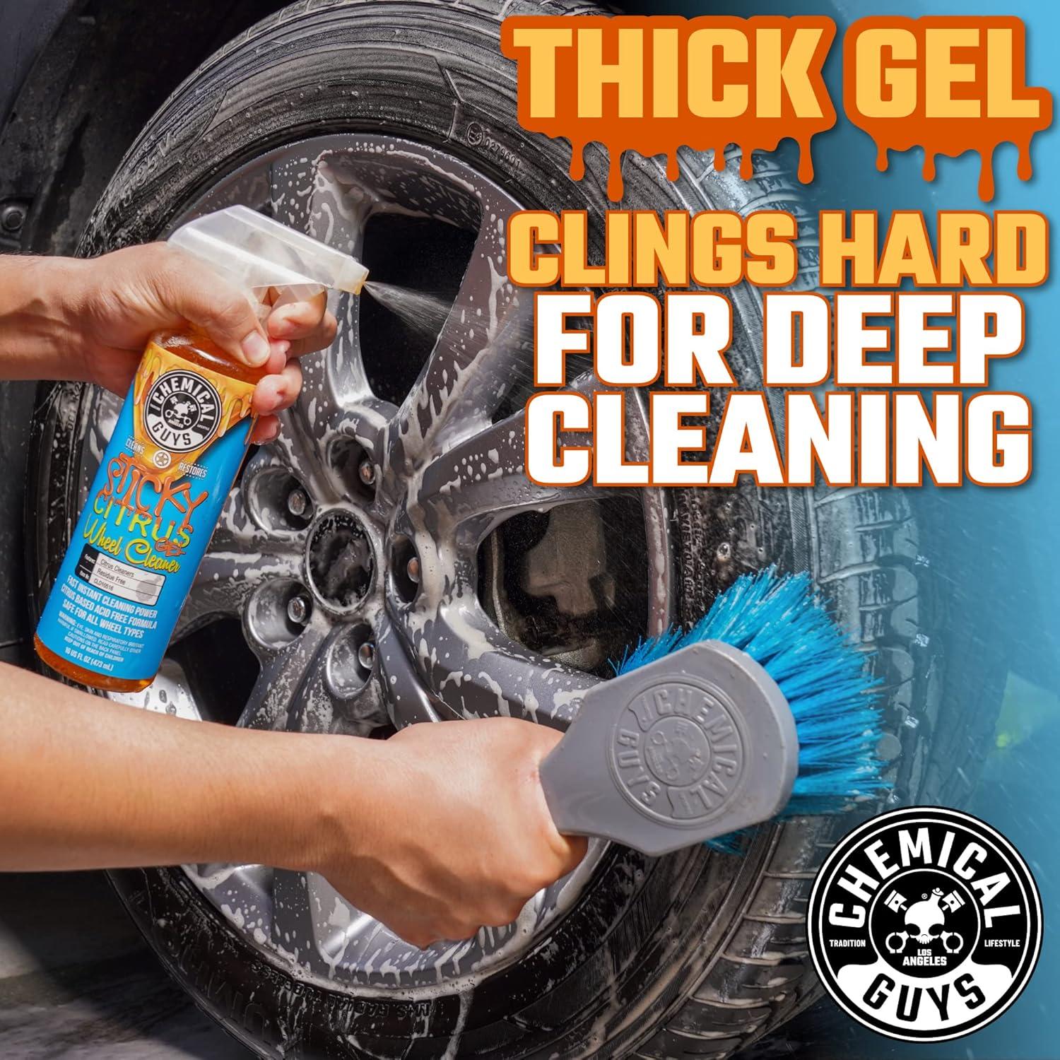 imageChemical Guys CLD10516 Sticky Citrus Wheel Cleaner Gel Safe For All Wheel Types Works on Cars Trucks SUVs Motorcycles RVs ampamp More 16 fl oz16 Fl Oz Pack of 2