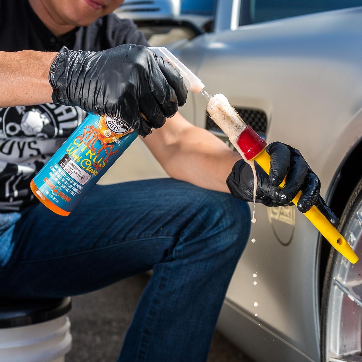 imageChemical Guys CLD10516 Sticky Citrus Wheel Cleaner Gel Safe For All Wheel Types Works on Cars Trucks SUVs Motorcycles RVs ampamp More 16 fl oz16 Fl Oz Pack of 1