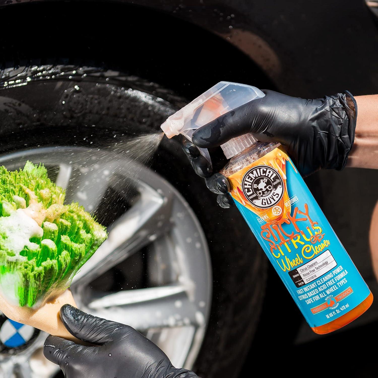 imageChemical Guys CLD10516 Sticky Citrus Wheel Cleaner Gel Safe For All Wheel Types Works on Cars Trucks SUVs Motorcycles RVs ampamp More 16 fl oz16 Fl Oz Pack of 1