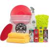 imageChemical Guys HOL132 Clean ampamp Shine Car Wash Bucket Starter Kit  Safe for Cars Trucks Motorcycles SUVs Jeeps RVs ampamp More 11 Items Including 4 16oz Car Detailing Chemicals