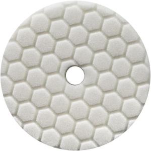 imageChemical Guys BUFX114HEX5 HexLogic Quantum LightMedium Polishing Pad White 55 Inch Fits 5 Inch Backing PlateWhite