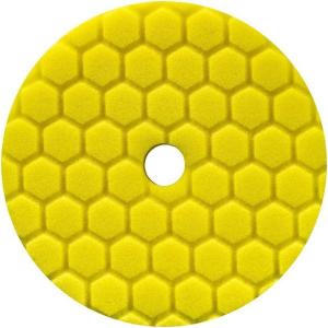 imageChemical Guys BUFX114HEX5 HexLogic Quantum LightMedium Polishing Pad White 55 Inch Fits 5 Inch Backing PlateYellow