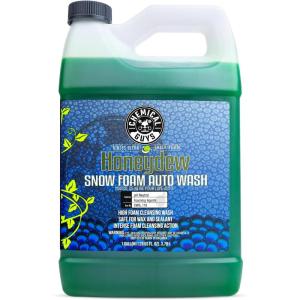 imageChemical Guys CWS 110 64 Honeydew Snow Foam Car Wash Soap Works with Cannons Foam Guns or Bucket Washes Safe for Trucks Motorcycles RVs ampamp More 64 fl oz Half Gallon Honeydew Scent128 Fl Oz Pack of 1