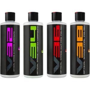 imageChemical Guys GapVKIT04 V Line Polish and Compound Sample Kit for Light to Heavy Swirls ampamp Scratches Safe for Cars Trucks SUVs RVs Motorcycles ampamp More  4  4 fl oz Items16 oz