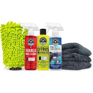 imageChemical Guys HOL121 Best Car Wash Bucket Kit Safe for Cars Trucks SUVs RVs ampamp More 11 ItemsHOL357