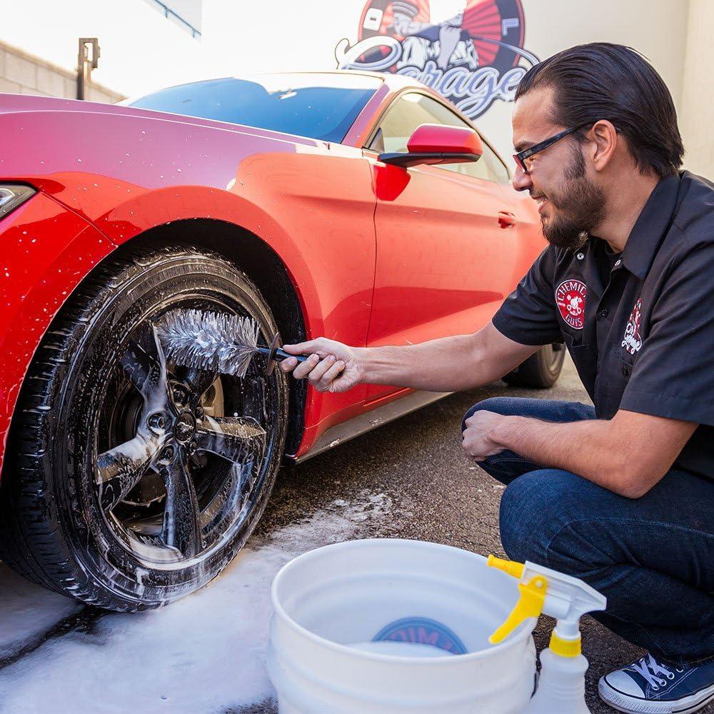 imageChemical Guys ACCS37 Easy Reach Wheel and Rim Detailing Brush