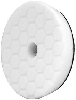 imageChemical Guys BUFX114HEX6 HexLogic Quantum LightMedium Polishing Pad White 65 Inch Pad made for 6 Inch backing plates