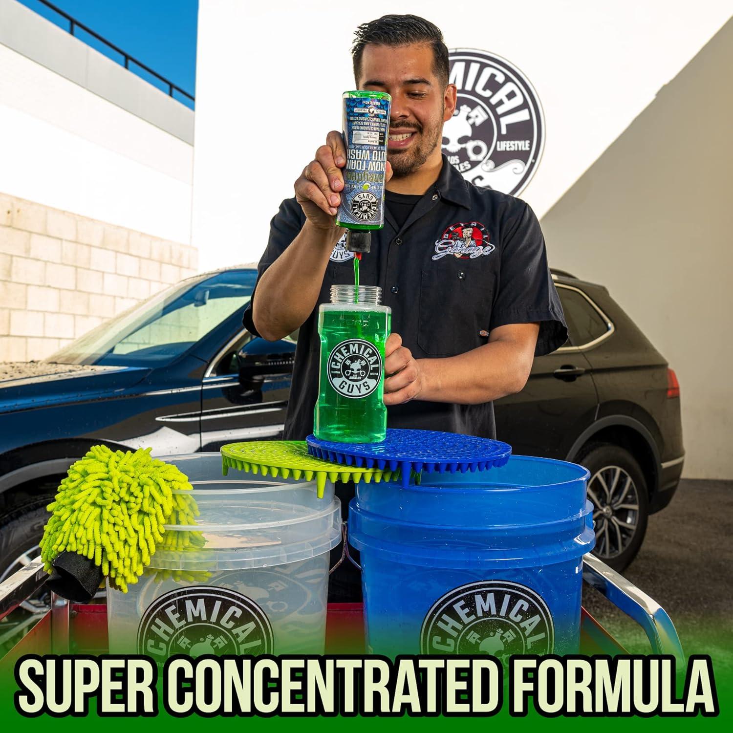 imageChemical Guys CWS21616 Blueberry Snow Foam Car Wash Soap Works with Foam Cannons Foam Guns or Bucket Washes Safe for Cars Trucks SUVs Jeeps Motorcycles RVs ampamp More 16 fl Oz64 Fl Oz Pack of 1