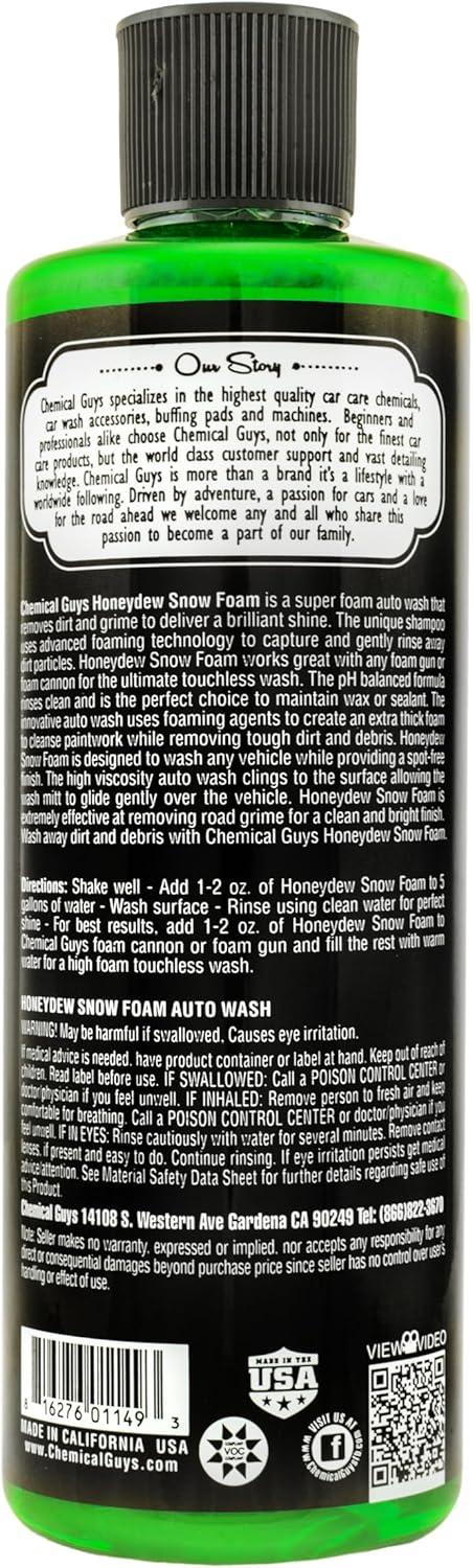 imageChemical Guys CWS21616 Blueberry Snow Foam Car Wash Soap Works with Foam Cannons Foam Guns or Bucket Washes Safe for Cars Trucks SUVs Jeeps Motorcycles RVs ampamp More 16 fl Oz16 Fl Oz Pack of 1