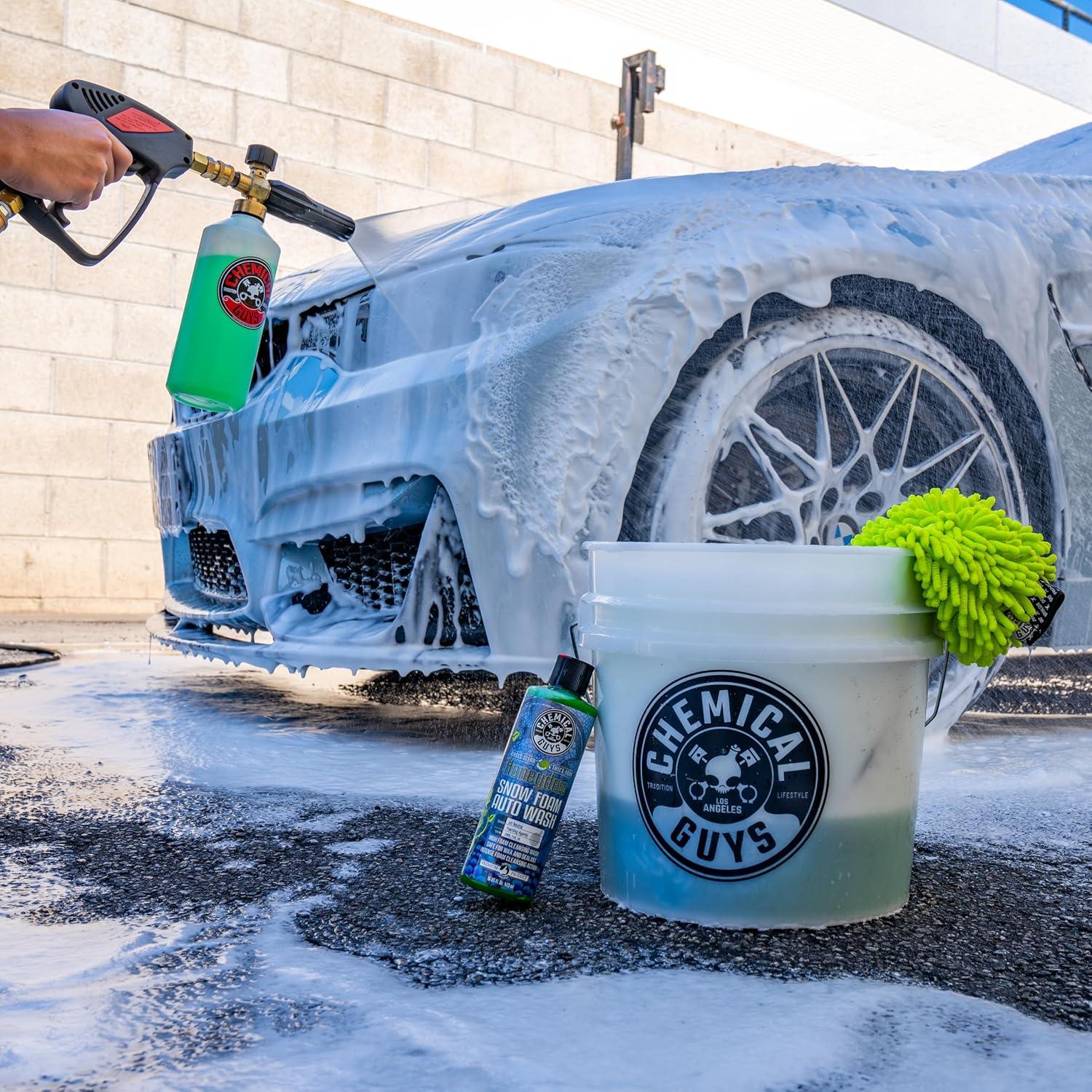 imageChemical Guys CWS21616 Blueberry Snow Foam Car Wash Soap Works with Foam Cannons Foam Guns or Bucket Washes Safe for Cars Trucks SUVs Jeeps Motorcycles RVs ampamp More 16 fl Oz16 Fl Oz Pack of 1