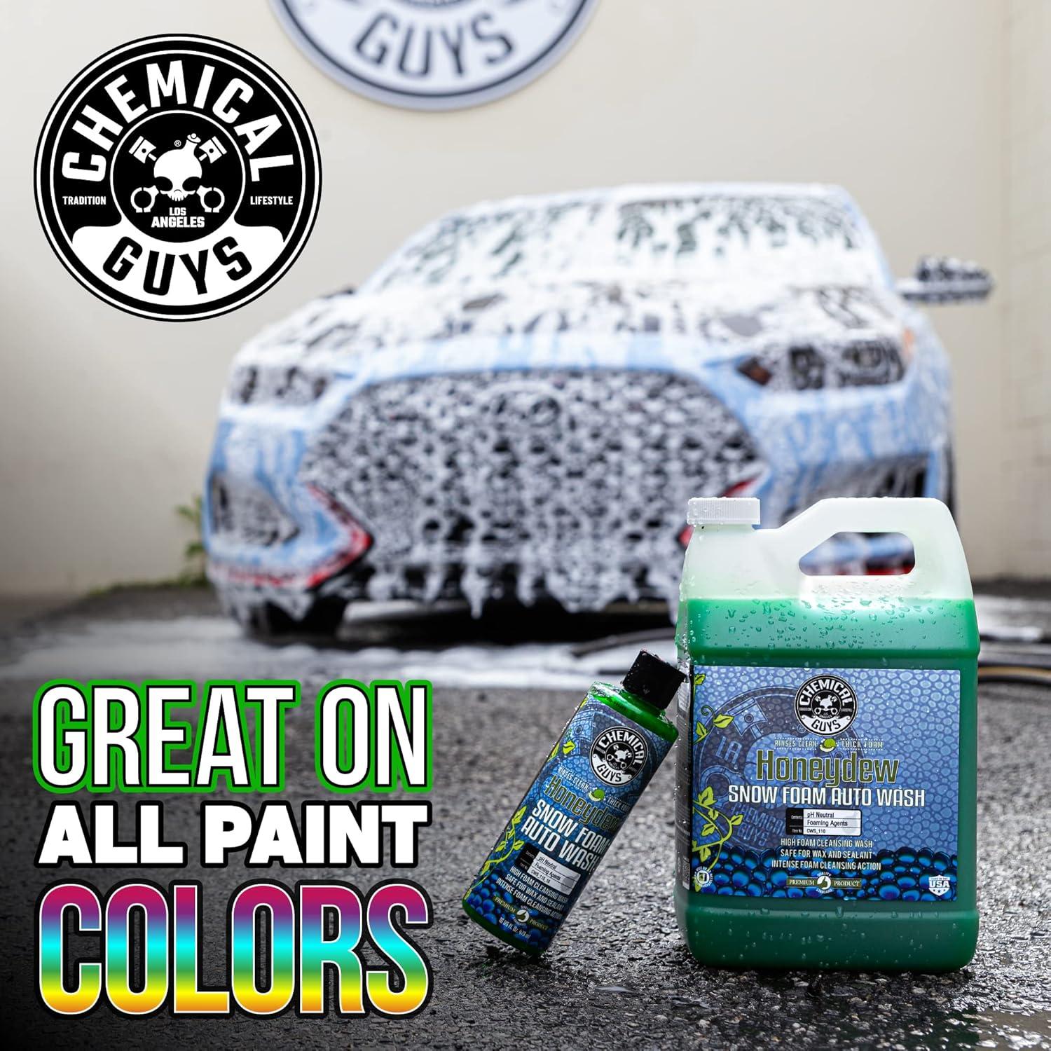 imageChemical Guys CWS21616 Blueberry Snow Foam Car Wash Soap Works with Foam Cannons Foam Guns or Bucket Washes Safe for Cars Trucks SUVs Jeeps Motorcycles RVs ampamp More 16 fl Oz64 Fl Oz Pack of 1
