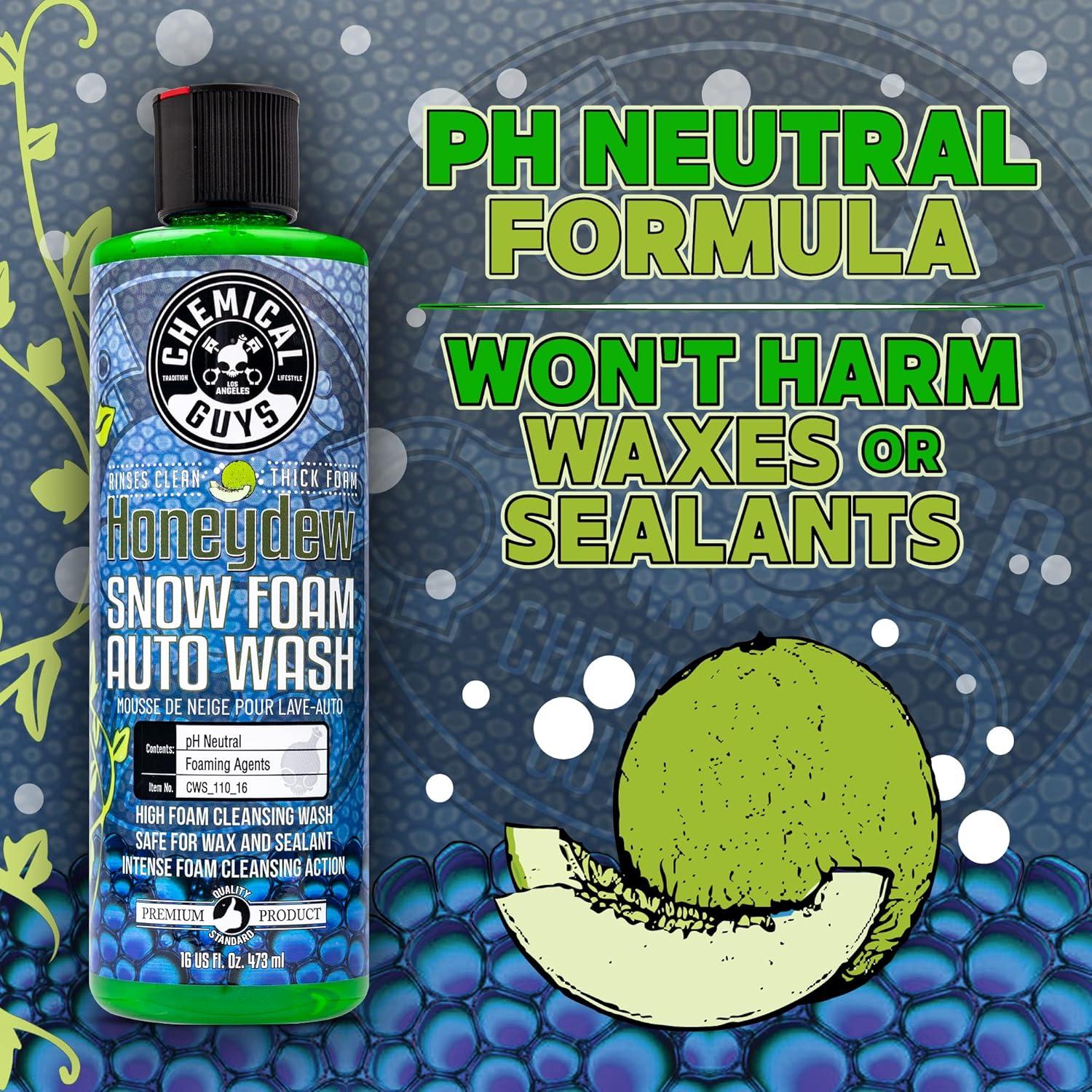 imageChemical Guys CWS21616 Blueberry Snow Foam Car Wash Soap Works with Foam Cannons Foam Guns or Bucket Washes Safe for Cars Trucks SUVs Jeeps Motorcycles RVs ampamp More 16 fl Oz64 Fl Oz Pack of 1