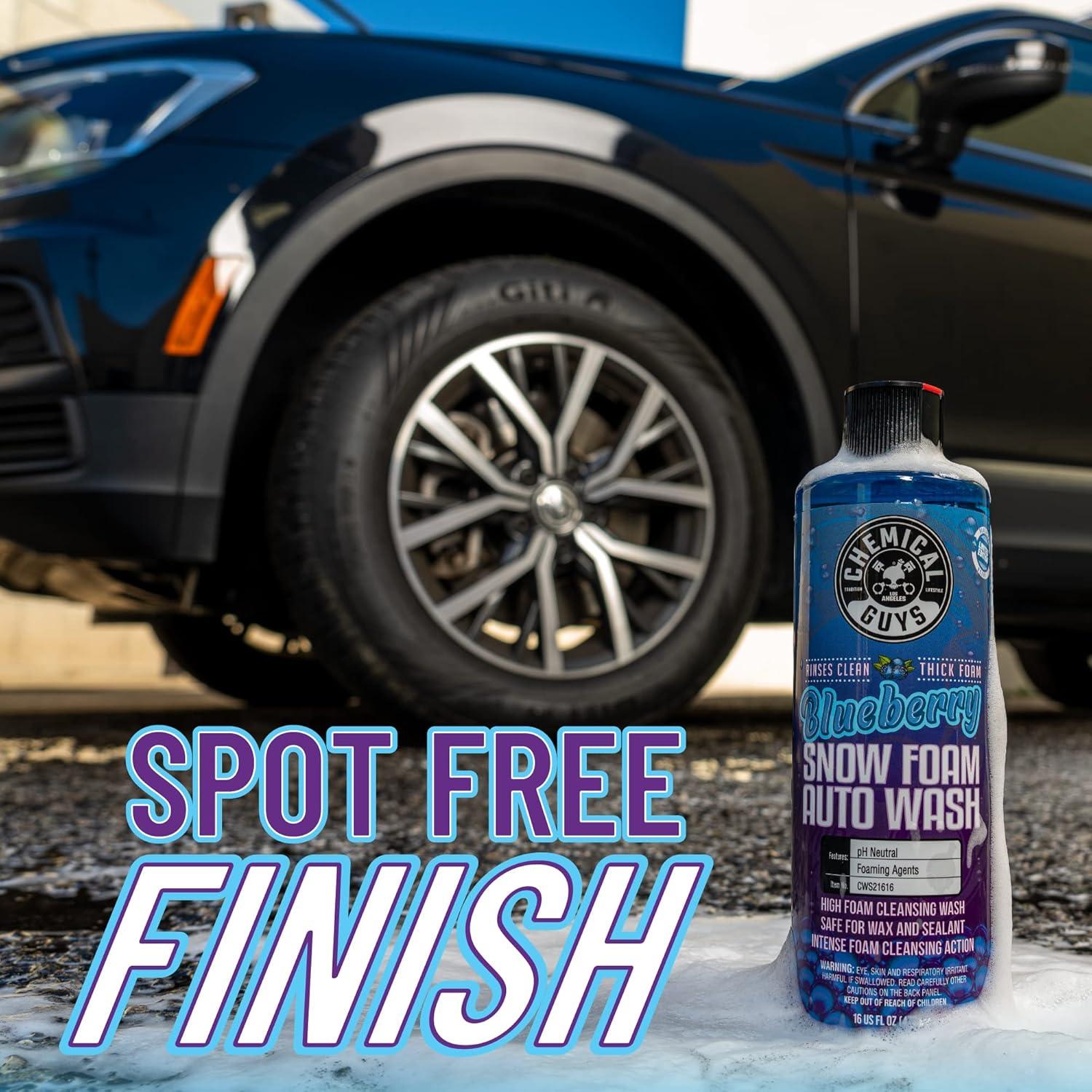 imageChemical Guys CWS21616 Blueberry Snow Foam Car Wash Soap Works with Foam Cannons Foam Guns or Bucket Washes Safe for Cars Trucks SUVs Jeeps Motorcycles RVs ampamp More 16 fl Oz16 Fl Oz Pack of 1