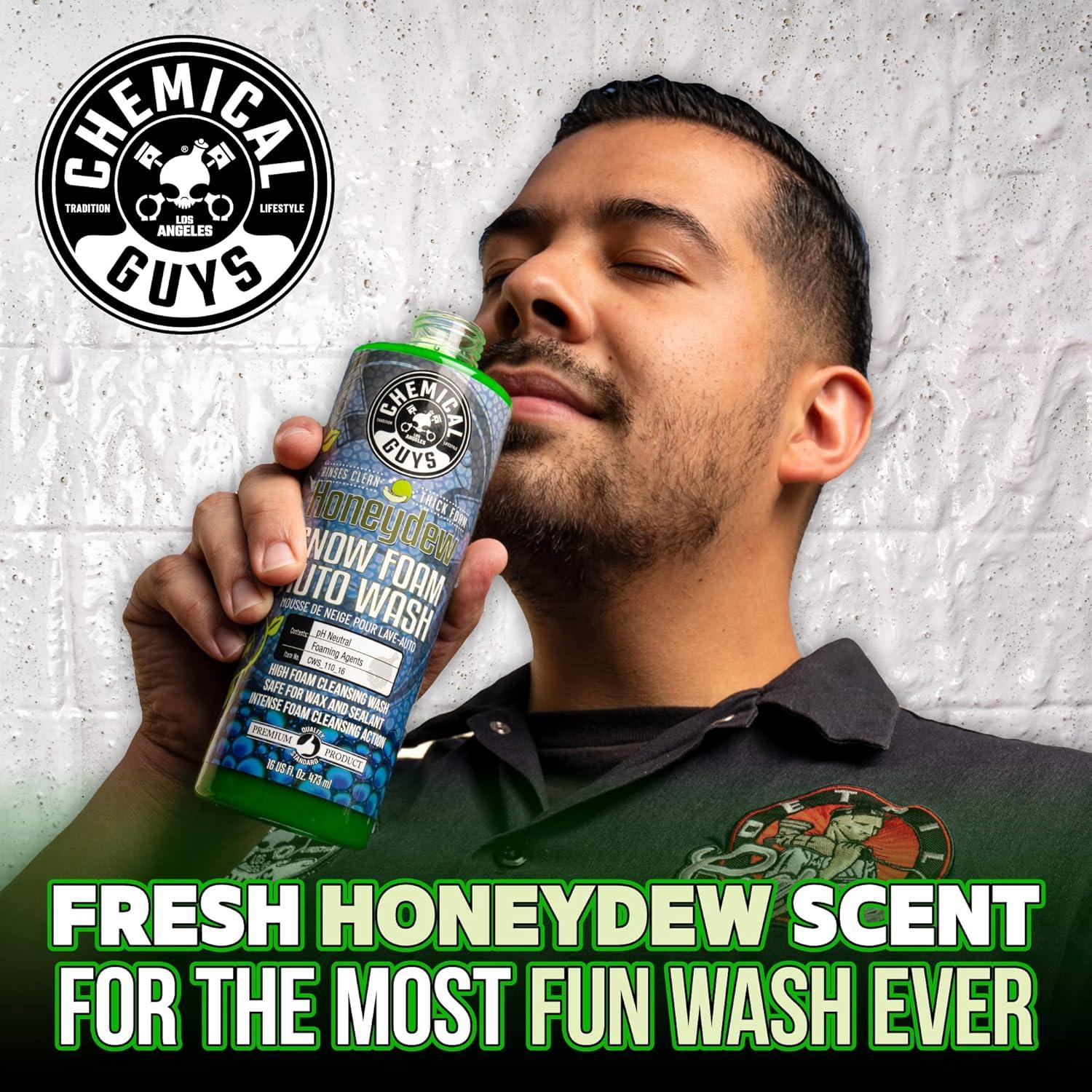 imageChemical Guys CWS21616 Blueberry Snow Foam Car Wash Soap Works with Foam Cannons Foam Guns or Bucket Washes Safe for Cars Trucks SUVs Jeeps Motorcycles RVs ampamp More 16 fl Oz64 Fl Oz Pack of 1