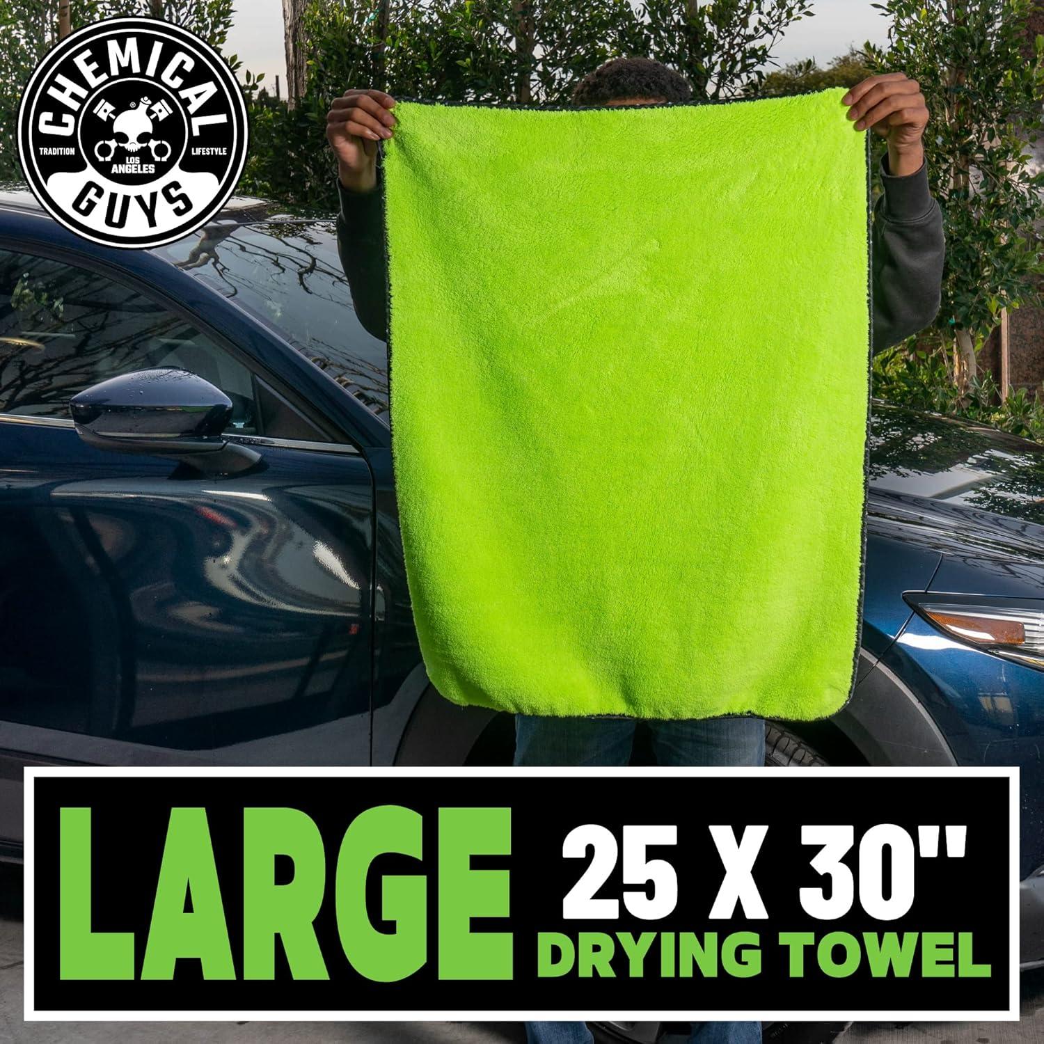 imageChemical Guys MIC1995 Woolly Mammoth Microfiber Dryer Towel 25quot x 36quot GraySpeed Woolly