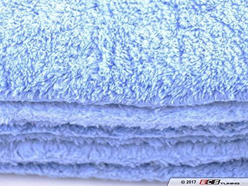 imageChemical Guys MIC35003 Happy Ending Edgeless Microfiber Towel Blue 16 in x 16 in Pack of 3Blue