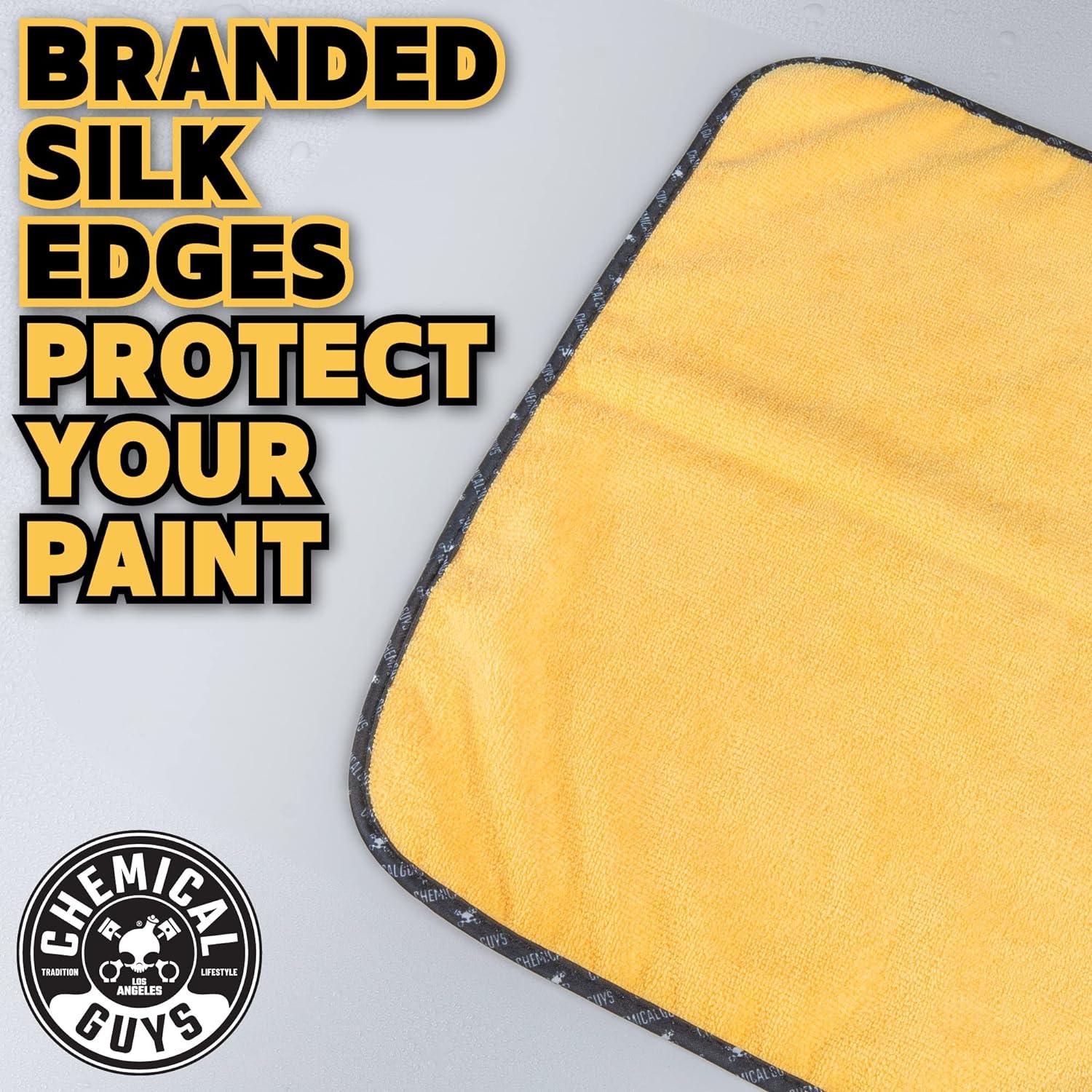 imageChemical Guys MIC50706 Professional Grade Premium Microfiber Towel Gold 16 in x 24 in Pack of 624x16